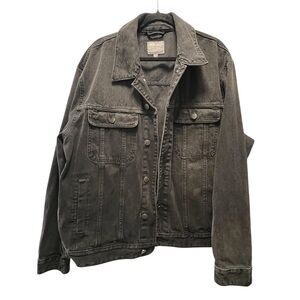 ASOS Men’s 100%Cotton Black Denim Jacket- Size XL